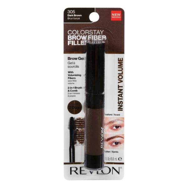 REVLON ColorStay Brow Fiber Filler - 305 Dark Brown