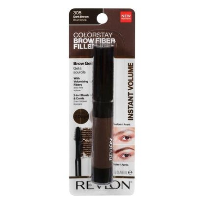 REVLON ColorStay Brow Fiber Filler - 305 Dark Brown
