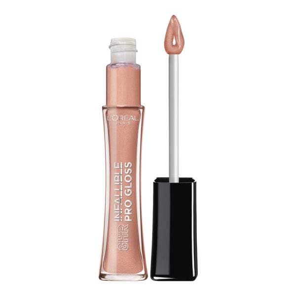 L'ORÉAL PARIS Infallible 8 Hour Pro Lip Gloss, Hydrating Finish, 875 Nude Petal, 0.21 fl. oz.