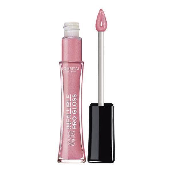 L'ORÉAL PARIS Infallible 8 Hour Pro Lip Gloss, Hydrating Finish, 880 Pink Opal, 0.21 fl. oz.