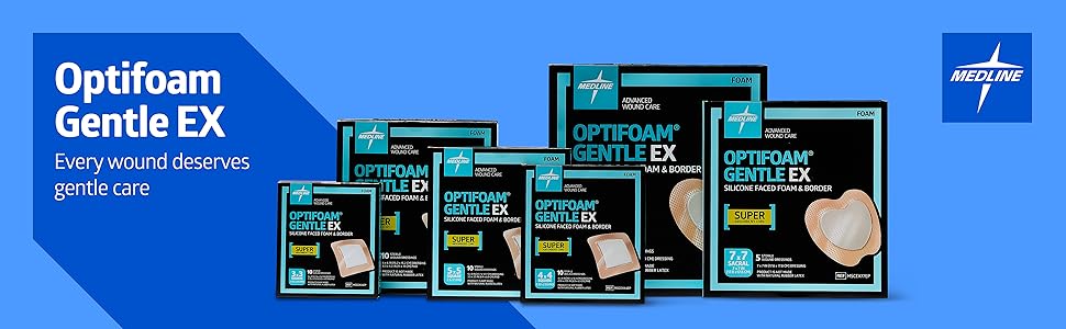 OPTIFOAM GNTL EX FOAM DRS 3X3 10CT MED