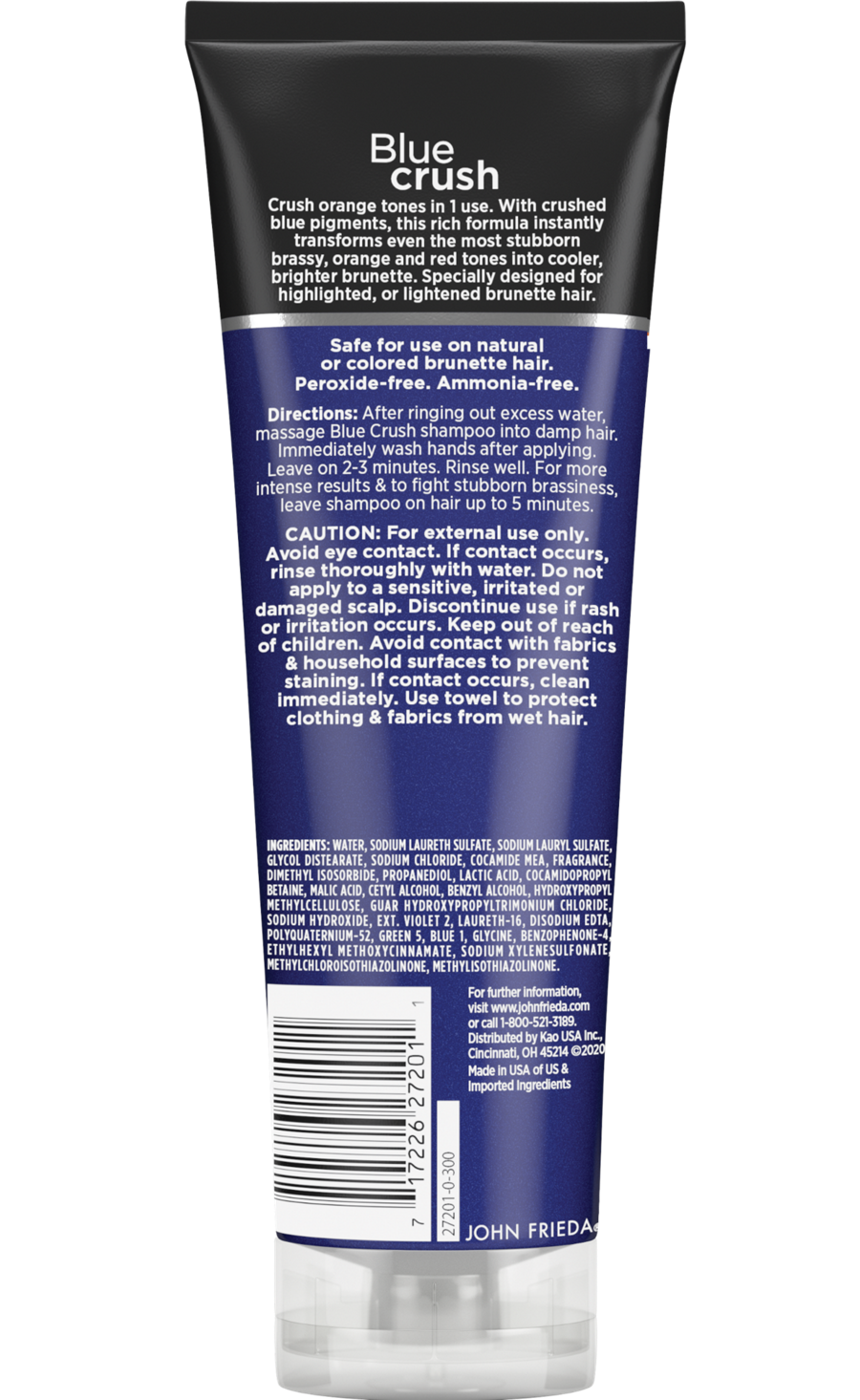 John Frieda Shampoo Blue Crush For Brunettes 8.3oz