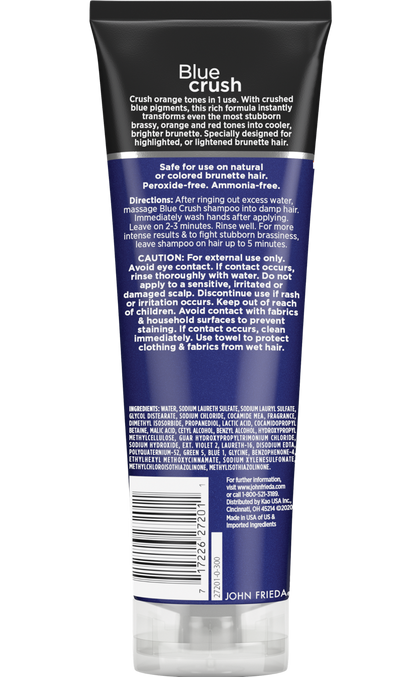 John Frieda Shampoo Blue Crush For Brunettes 8.3oz