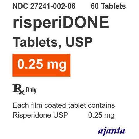 RISPERIDONE TB 0.5MG 60