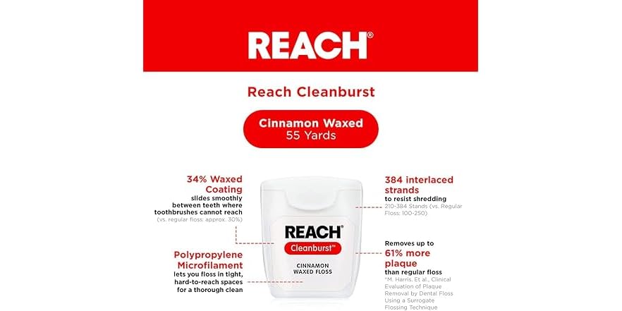 REACH FLOSS WAXED 55YD