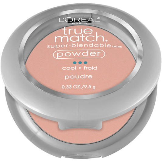 L'ORÉAL PARIS True Match Super-Blendable Oil Free Makeup Powder, N11 Deep, 0.34 oz