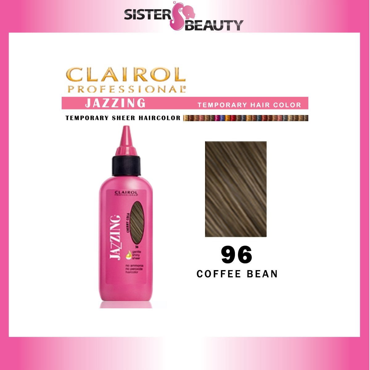 CLAIROL JAZZ 96 COFFEE BEAN  3Z