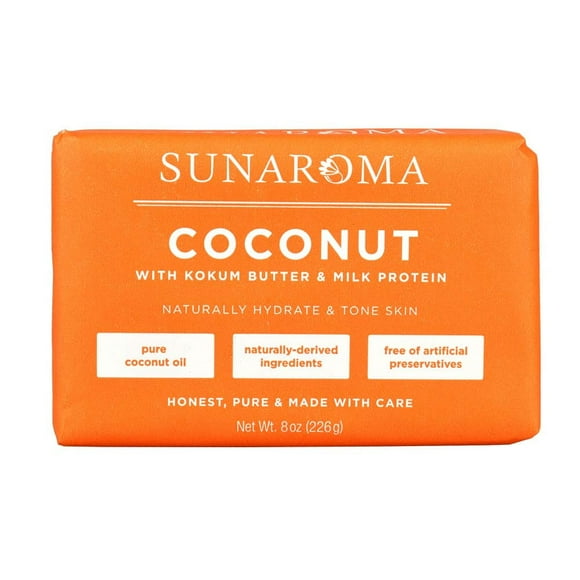 SUNAROMA CHARCOAL/BERG SOAP 8OZ