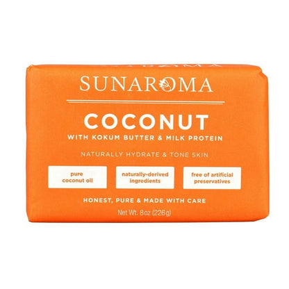 SUNAROMA CHARCOAL/BERG SOAP 8OZ