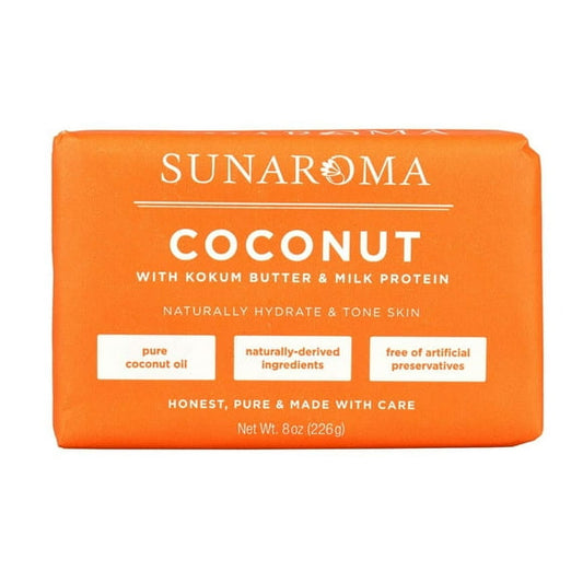 SUNAROMA CHARCOAL/BERG SOAP 8OZ
