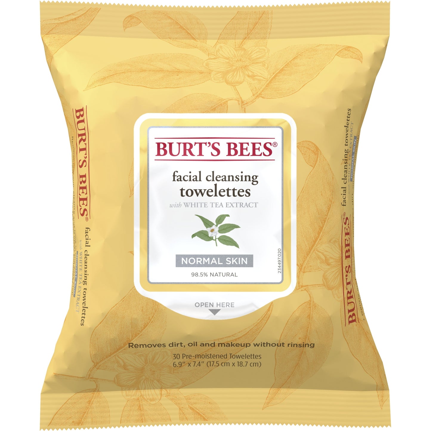 BURT'S BEES FACIAL TOWELET MICELLAR 30CT