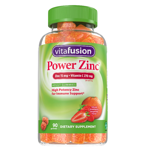 VITAFUSION POWER ZINC GUMMY 90CT