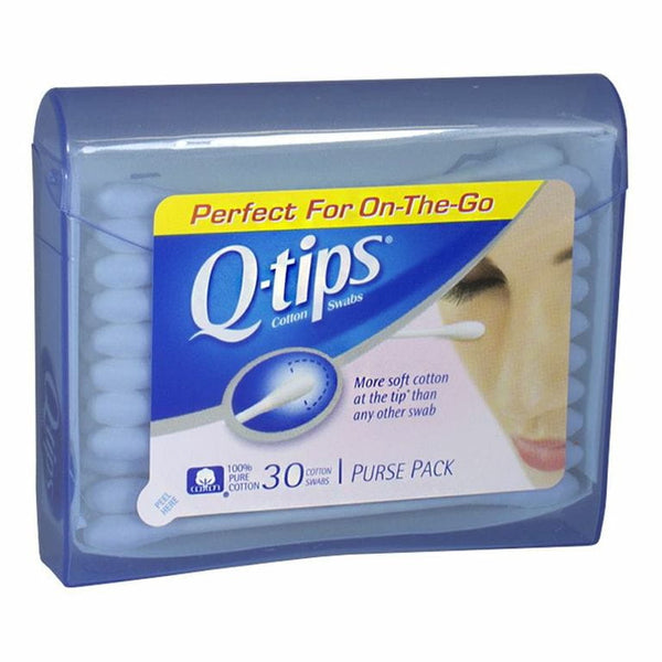 Q-Tips Cotton Swabs 30 Count Purse Pack (12in)