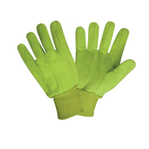 CORDOVA Dot Palm Canvas Gloves - Beige & Brown