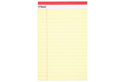 Mead® 5 x 8 Junior Legal Pad Canary