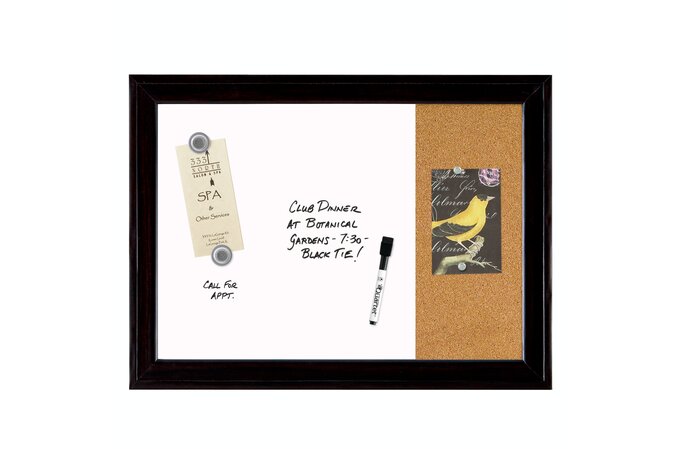 Quartet Home Décor Magnetic Combination Board