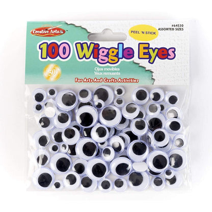 Crayola Peel 'n Stick Wiggle Eyes, 150 count