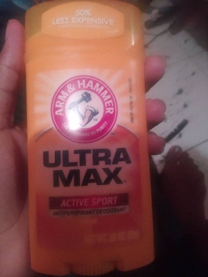 Arm & Hammer Deodorant 1oz Solid Ultra Max Powder(12in)