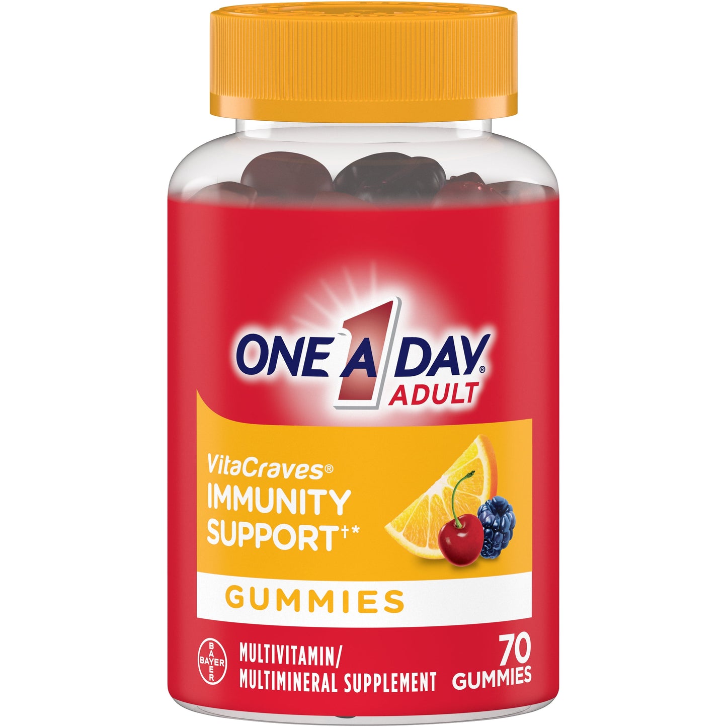 ONE A DAY MULTI + IMMUNITY GUMMY 120CT