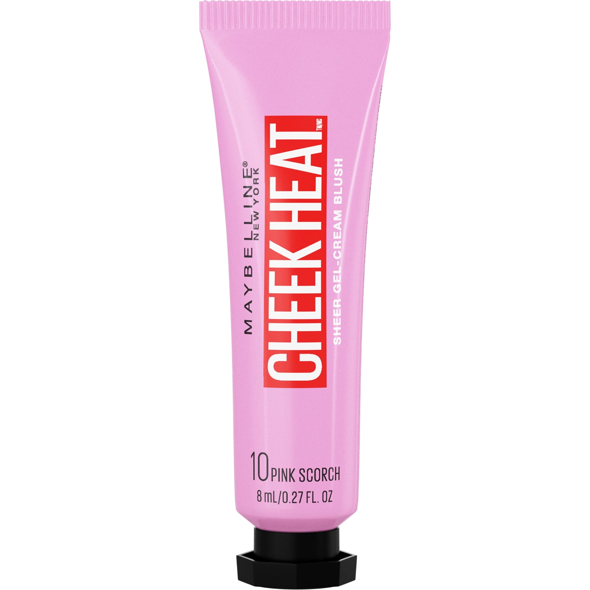 MAYBELLINE New York Cheek Heat Gel-Cream Blush, 020 Rose Flush, 0.27 oz