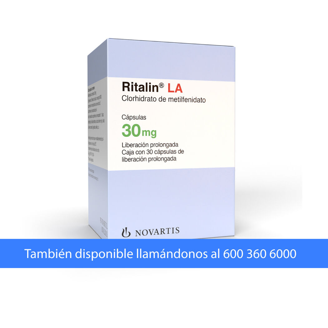 RITALIN LA CP 30MG 100         C2