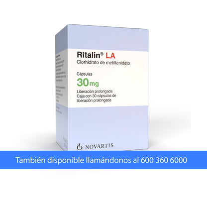 RITALIN LA CP 30MG 100         C2