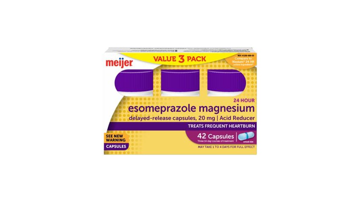 ESOMEPRAZOLE MAGNESIUM 20 MG DR CAP 42