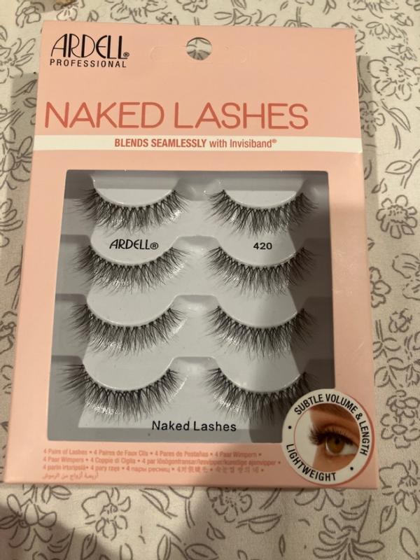 Ardell Naked Lashes - 420 Black, 4 count