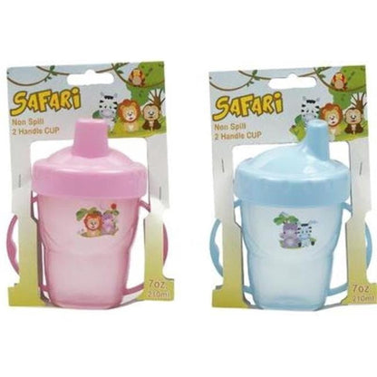 Babyking Twin Handle Spill Proof Cup - Assorted, 8 oz