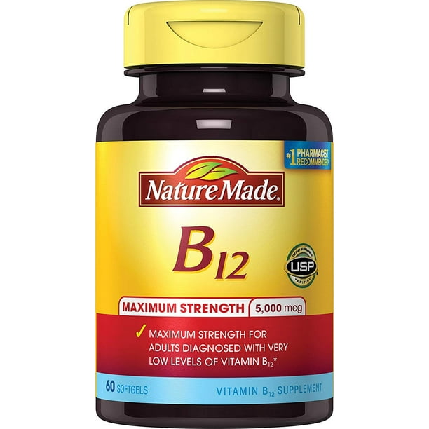 VIT B12 5000MCG MAX SGC 60CT NAT MADE