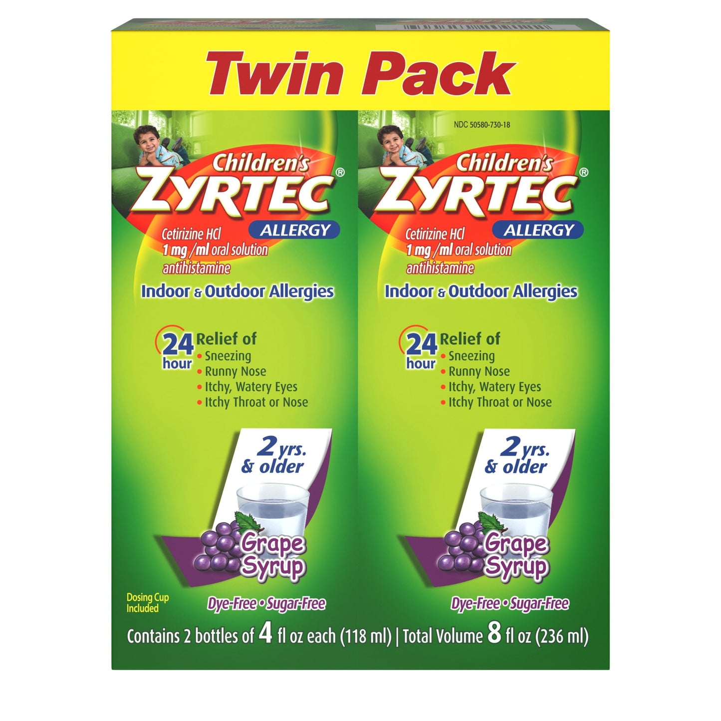 ZYRTEC OTC CHLD ALRGY TAB GRAPE CHW 12CT