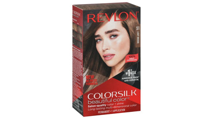REVLON COLORSILK 51 LIGHT BROWN H/C
