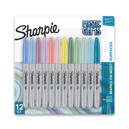 Sharpie Mystic Gems Ultra Fine Permanent Marker - Assorted Colors, 5 Count