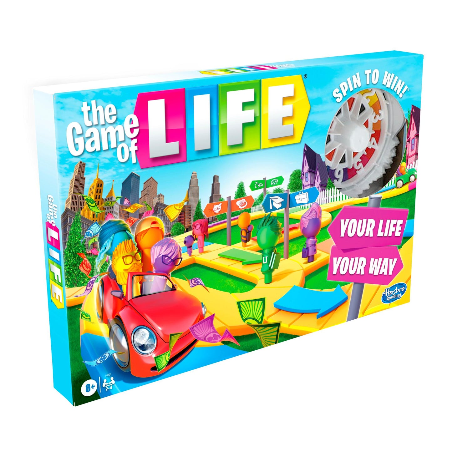 Hasbro The Game of Life Game, Family Board Game for 2 to 4 Players