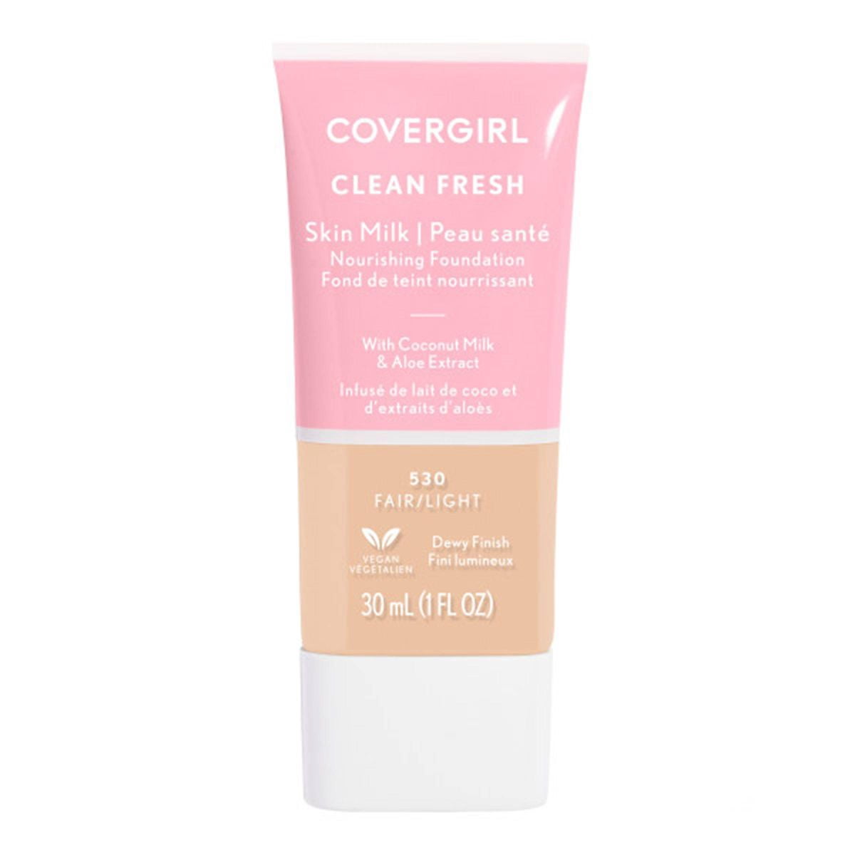 COVERGIRL Clean Fresh Skin Milk Foundation Dewy Finish - 520 Fair