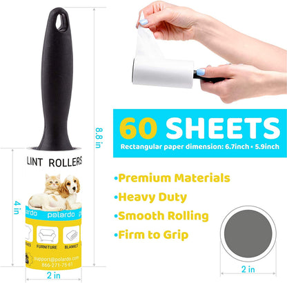 3M LINT ROLLER PET HAIR 56PL