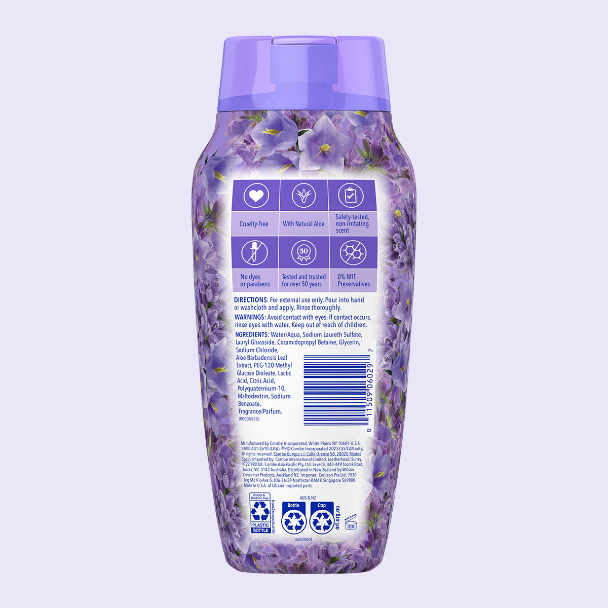 Vagisil Wash Scentsitive Scents Lavender Wildflowr 12oz