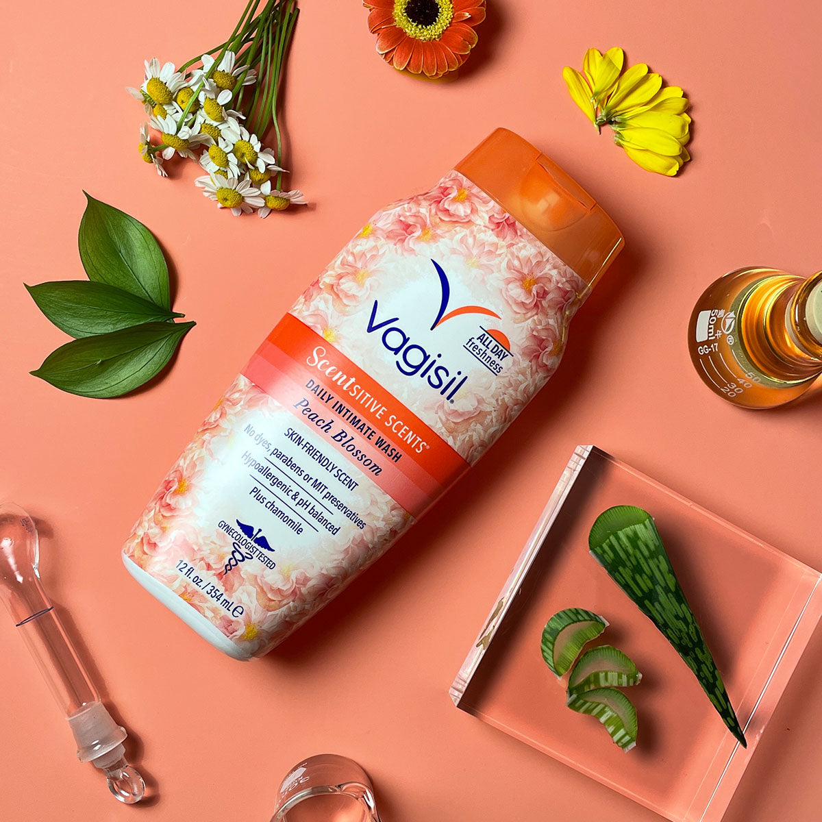 Vagisil Wash Scentsitive Scents Peach Blossom 12oz