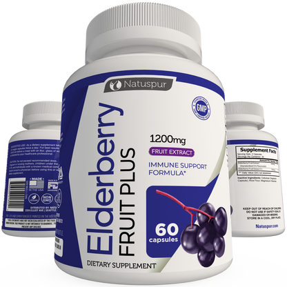 VITAMIN MULTI + ELDERBRY CAP 60CT NAT MD