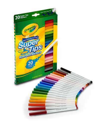 Crayola Washable Super Tips Markers, 10 count