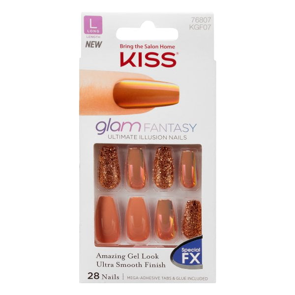 KISS Glam Premium Faux Nails - Simple Joys