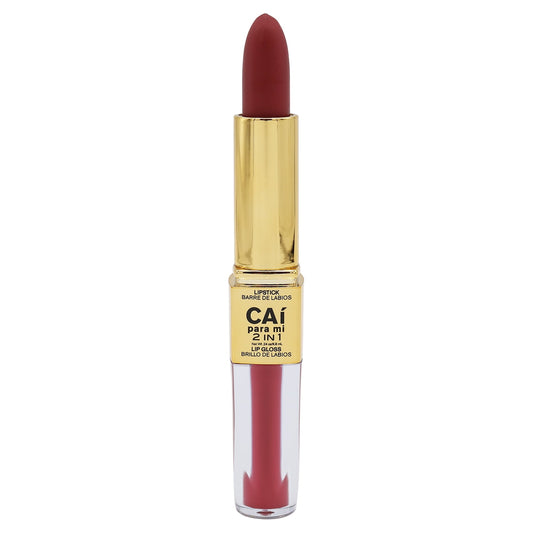 CAí para mi 2-in-1 Lipstick and Lip Gloss - Carmen