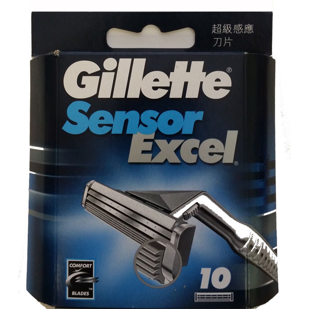GILLETTE SENSOR EXCEL REFILL RAZ 10CT