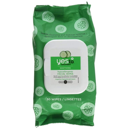 YES TO FACIAL WIPES CUCUMBER 30CT