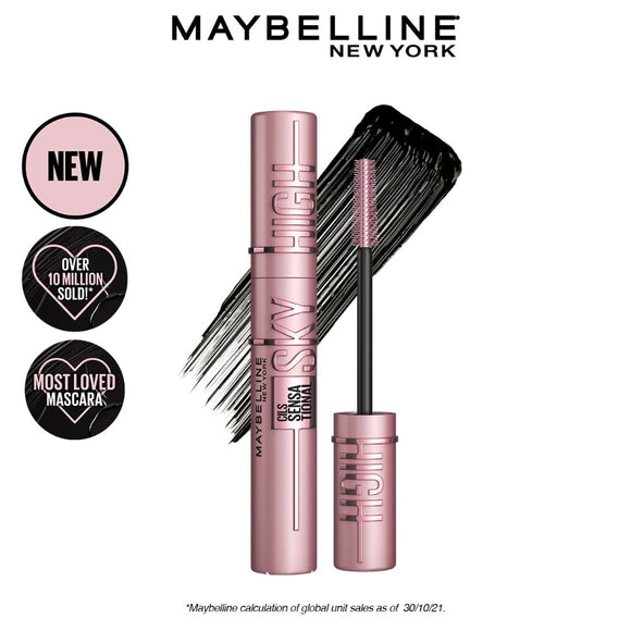 MAYBELLINE New York Great Lash Volumizing and Lengthening Mascara, 100 Blackest Black, 0.43 oz
