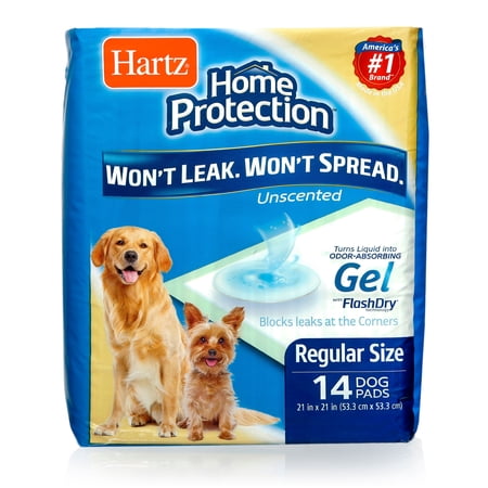 Hartz Home Protection Lavender Scent Odor Eliminating Gel Dog Pads - XXL, 20 Count