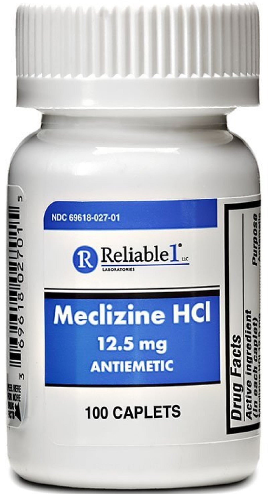 MECLIZINE HCL TB 12.5MG 100