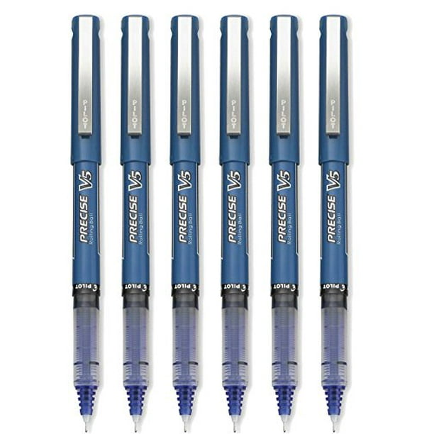 Pilot Precise V5 Rolling Ball Stick Pens, Extra Fine Point (0.5mm), Blue, 1 Count
