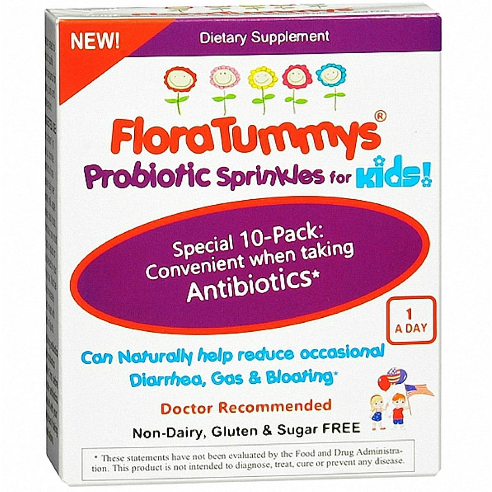 FLORA TUMMY PROBIOTIC KIDS SPRNKLS 10 PK
