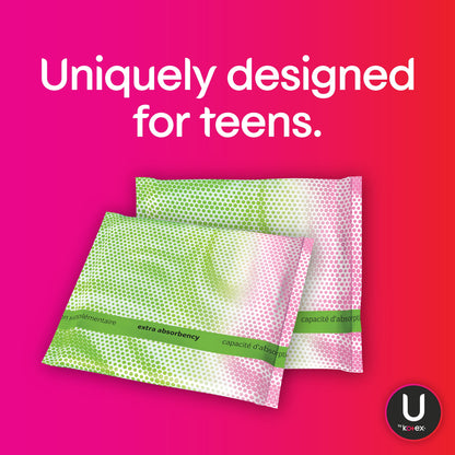 U BY KOTEX TEEN ULTTHN HVY WNG PAD 4X14